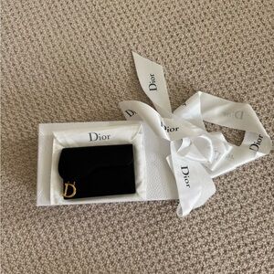 Dior Saddle Wallet / Dior Saddle Bloom Cardholder